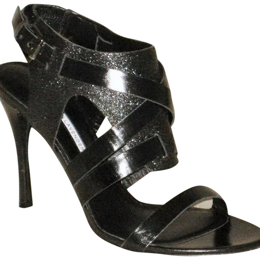 VERA WANG GARMIN GLITTER SANDALS